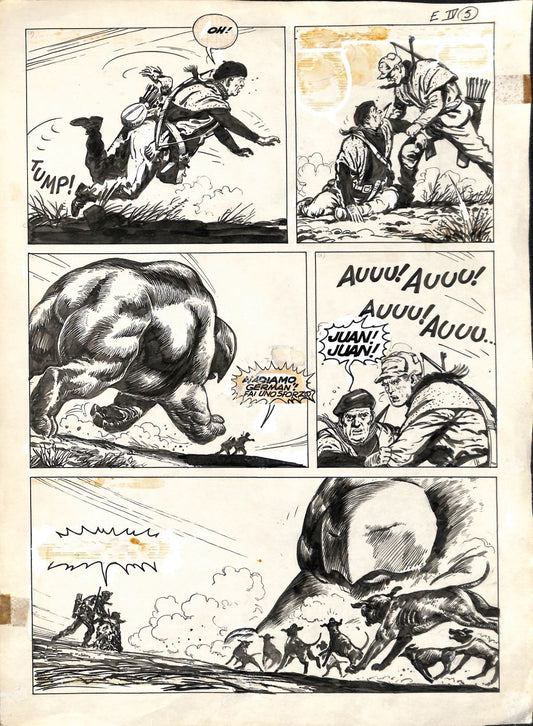 Solano Lopez – Tavola Originale "L’Eternauta Serie II" – Tavola 5