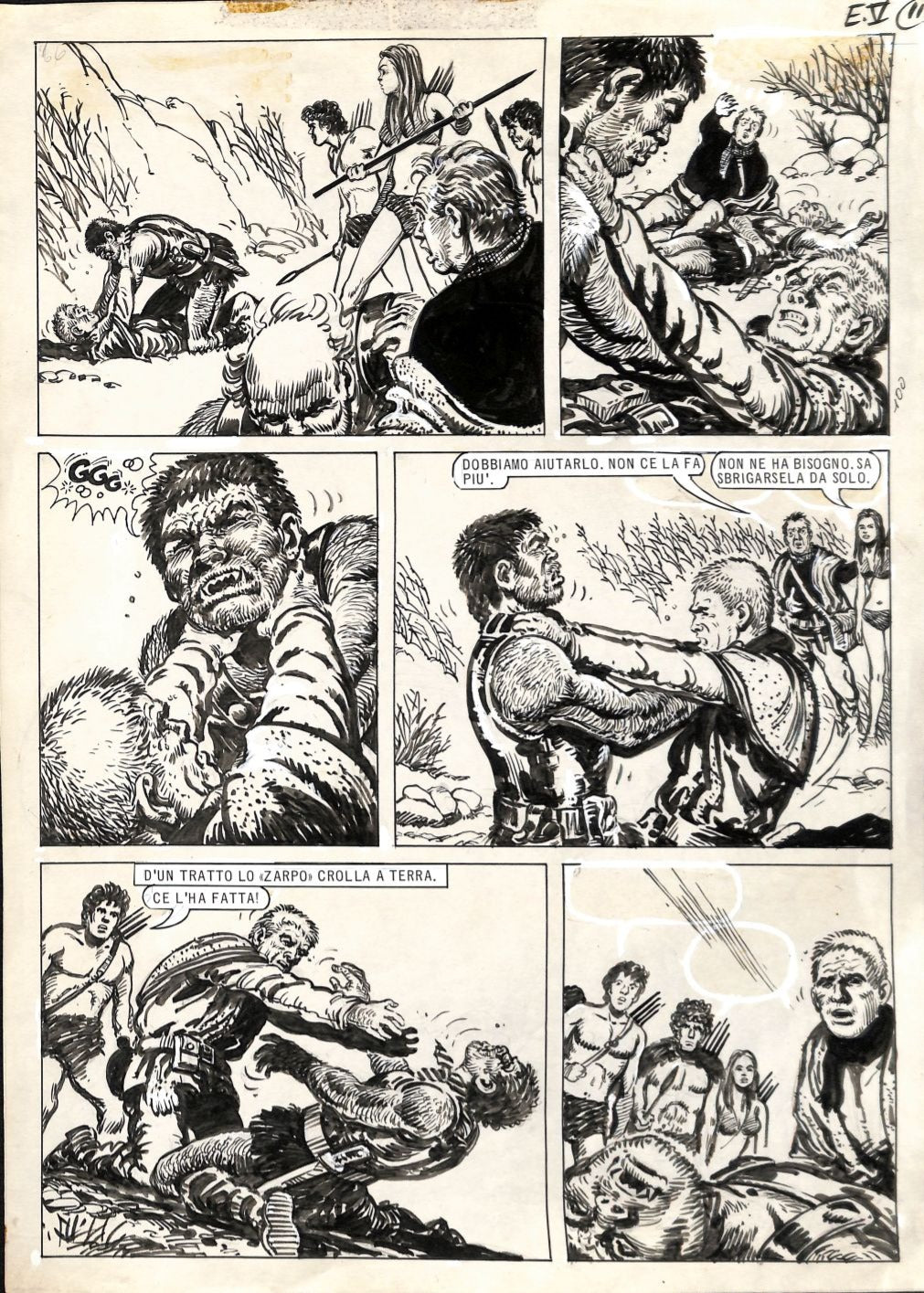 Solano Lopez – Tavola Originale "L’Eternauta Serie II" – Tavola 11