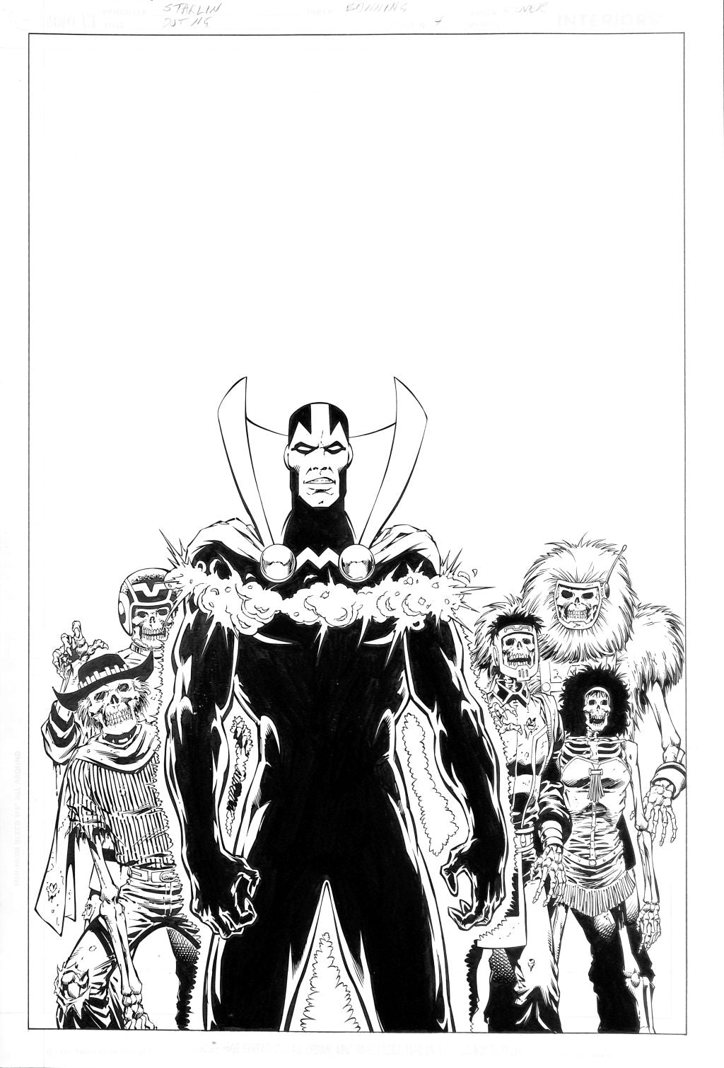 Jim Starlin & Matt Banning – Copertina Originale "Death of the New Gods #4" (2008)