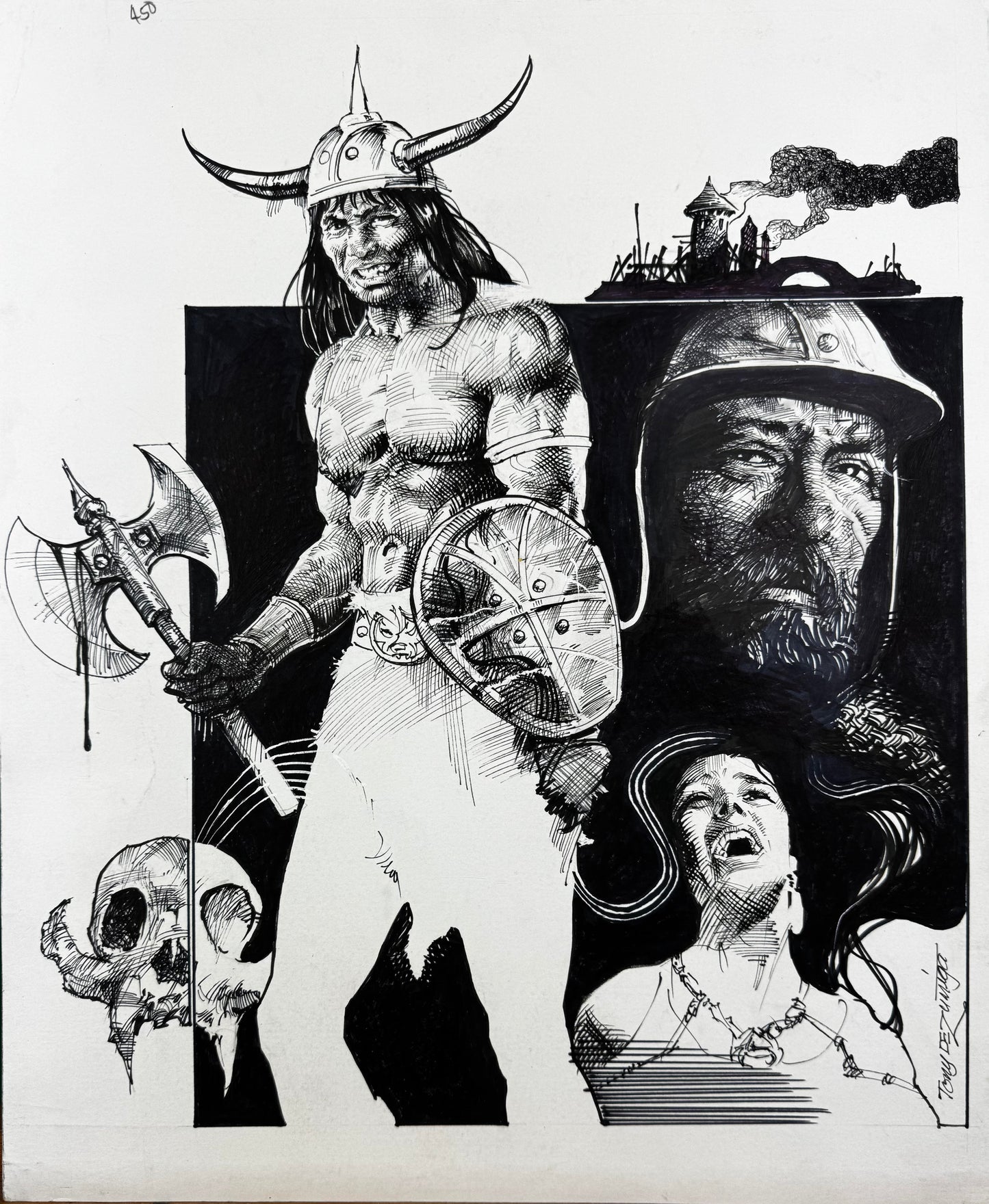 Tony De Zuniga – Illustrazione Originale